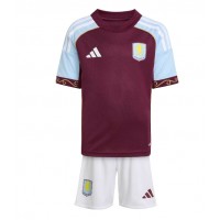 Aston Villa Pau Torres #14 Domáci Detský futbalový dres 2025-26 Krátky Rukáv (+ trenírky)